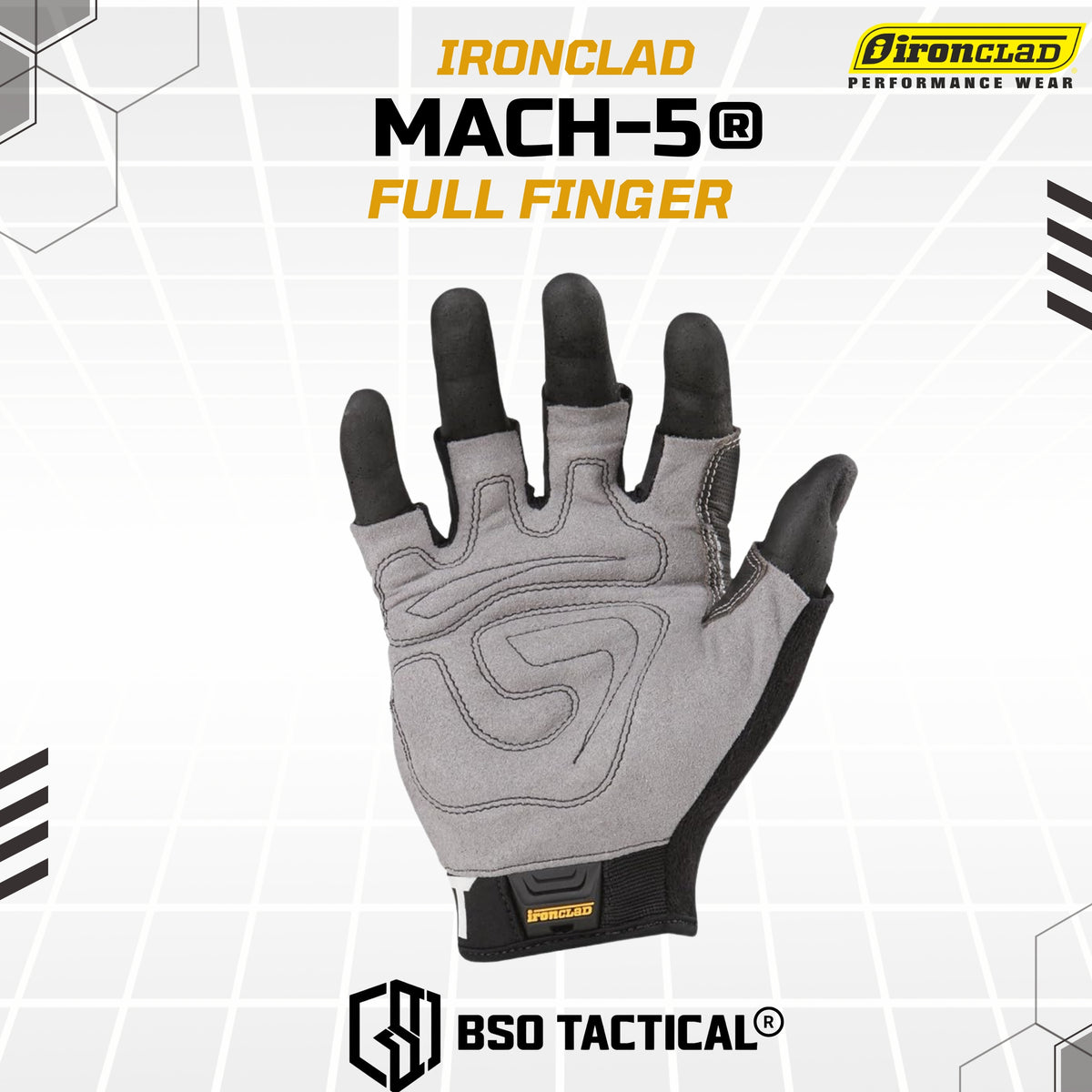 Sarung Tangan Ironclad MACH 5 Fingerless Dexterity Outdoor Glove - ORIGINAL ( MFG2 )