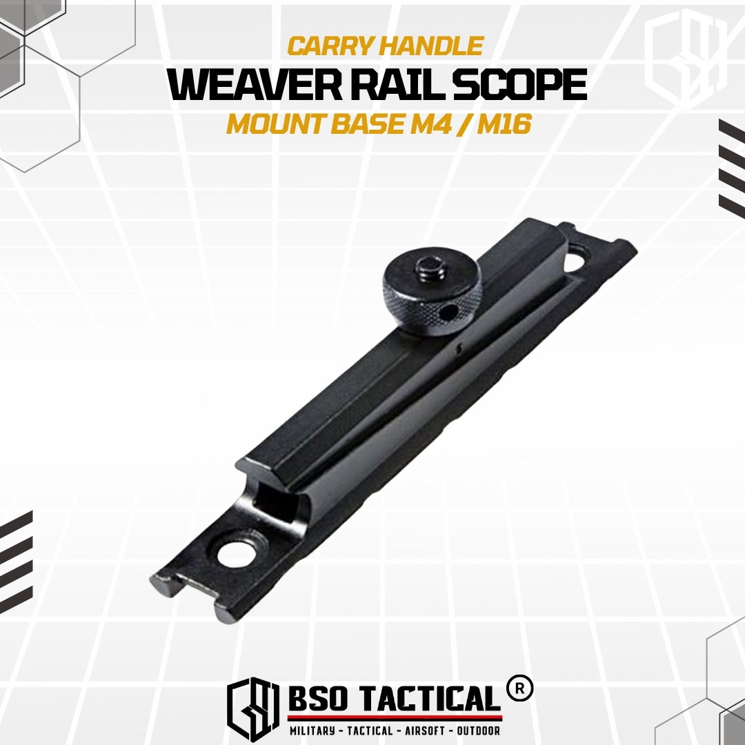 Carry Handle weaver Rail Scope Mount Base M4/M16 Picatinny Rail 20mm