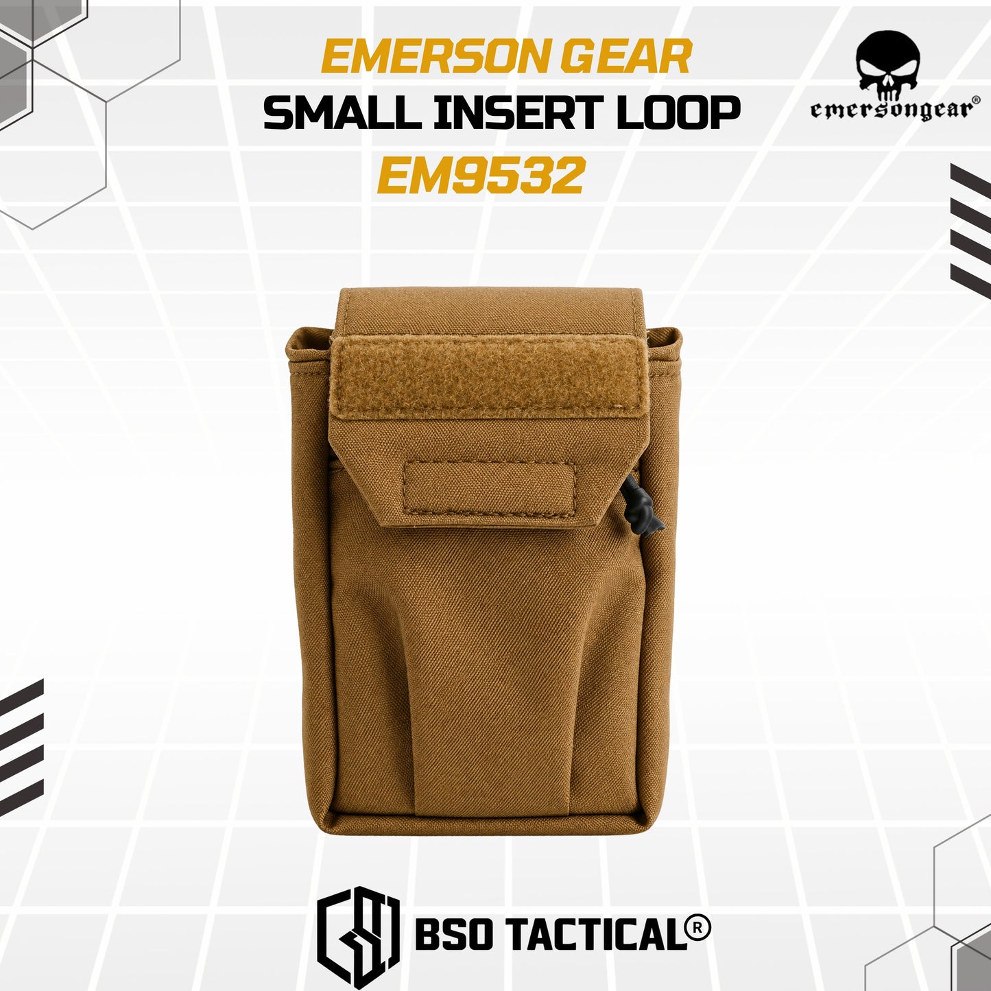 Emerson Gear Small Insert Loop Pouch Tactical Waist Bag Tactical EDC Multifungsi EM9532 - ORIGINAL