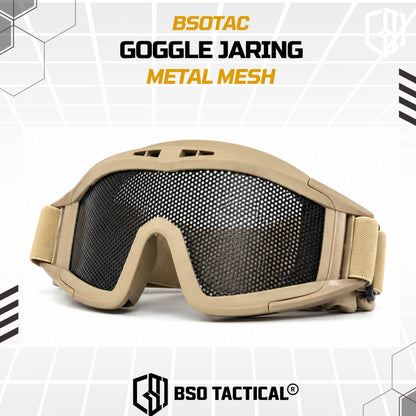 Goggle Tactical Outdoor Metal Mesh Jaring Outdoor Gear