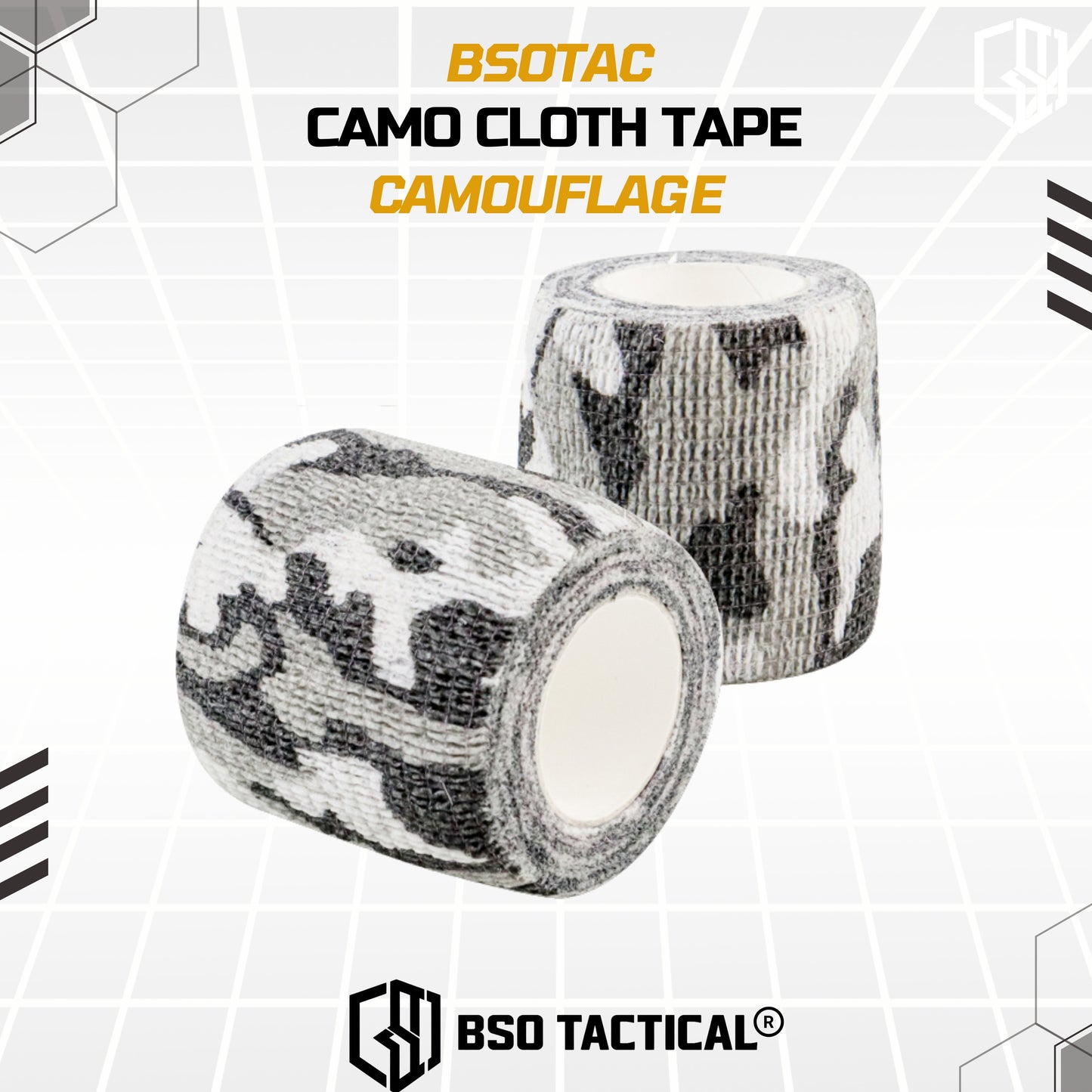Camo Cloth Tape Not Sticky Outdoor Accesories Camouflage Multifunction Anti Lengket for Outdoor Tactical Activity
