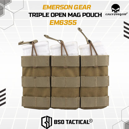 Emerson Gear Pouch Molle Triple Open Mag Pouch 500D Bag