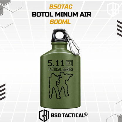 Botol Minum Air Stainless dengan Kompas - Volume 600 ML