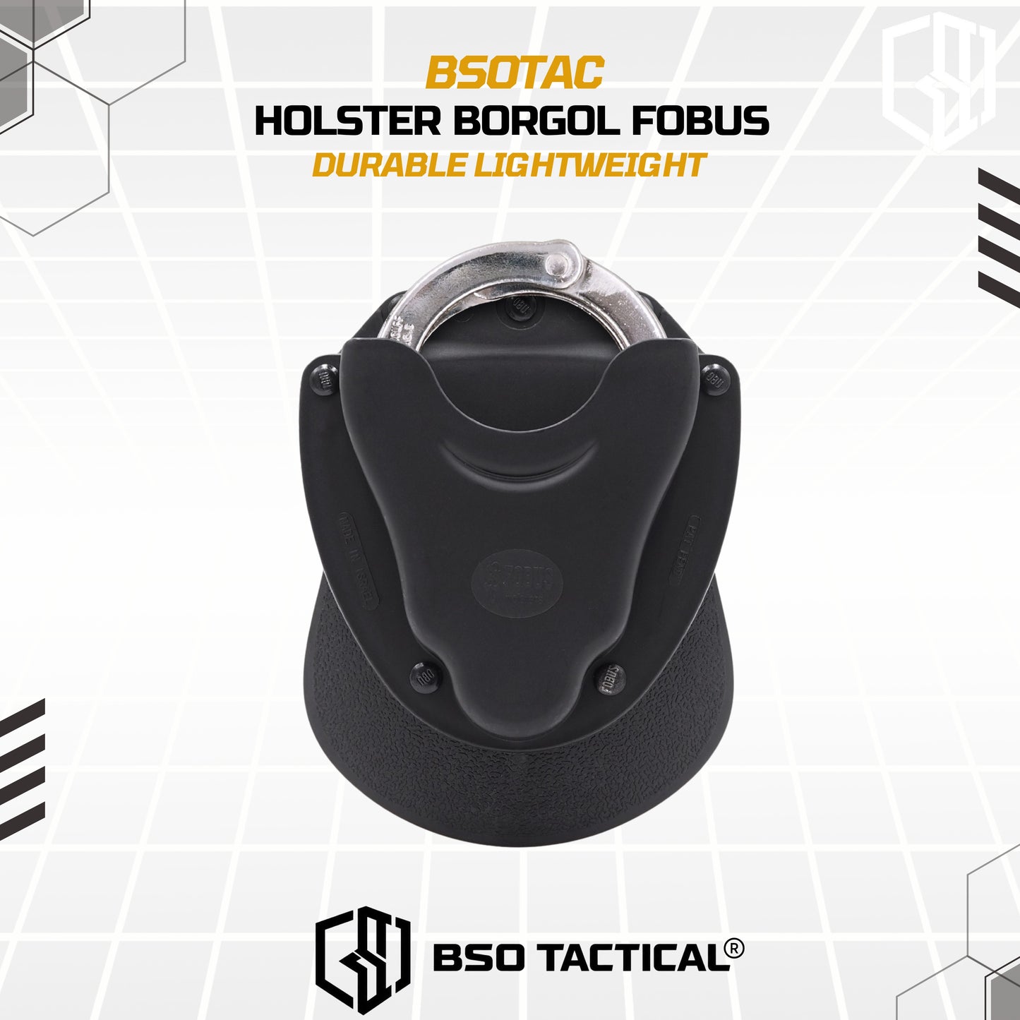 Holster Borgol Fobus Durable Lightweight Handcuffs Holster Polymer