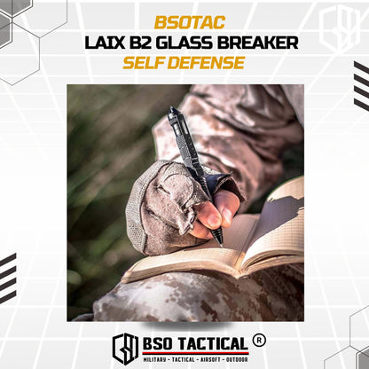 Laix Tactical Pen B2 Glass Breaker EDC Self Defense Survival Tools