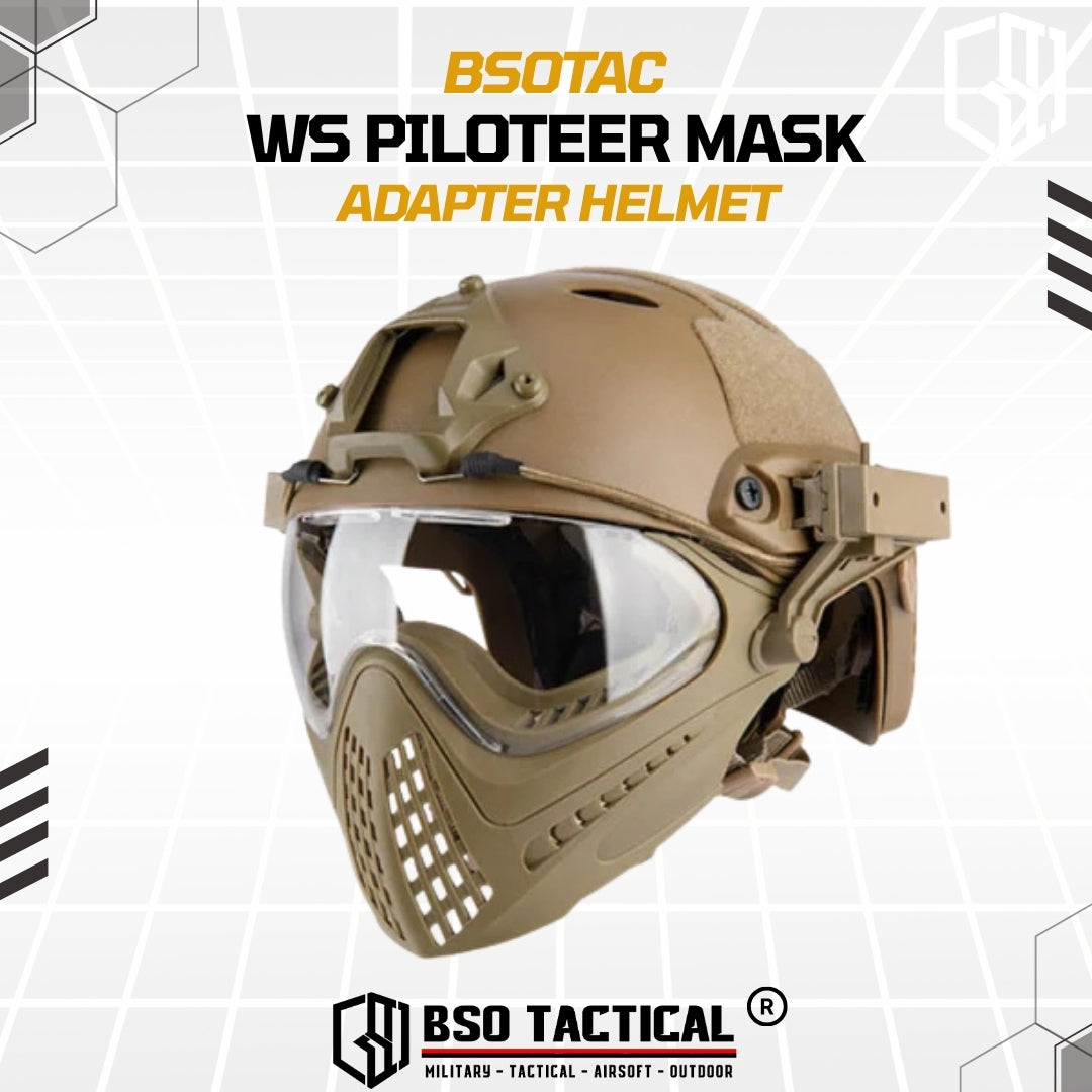 WoSport Piloteer Mask Adapted Fast Helmet