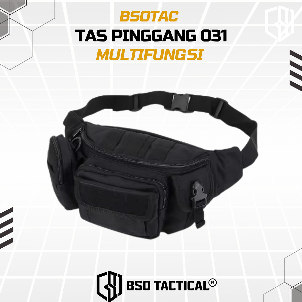 Tas Pinggang Multifungsi Travel Pack Waisted Bag Outdoor Nylon