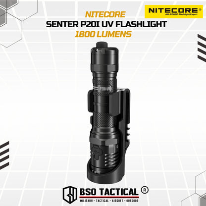 NITECORE Senter UV Ultraviolet Flashlight SST-40-W 4xUV LED 1800Lumens - P20iUV
