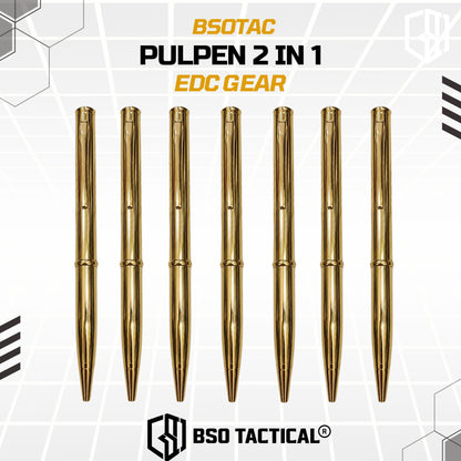 Pulpen Tactical 2 In 1 Pen Hidden Knives EDC Every Day Carry Outdoor Camping