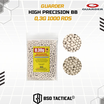Guarder High Precision BB 0.30 0.3 0,30 0,3 1000 Rds Airsoft - ORIGINAL