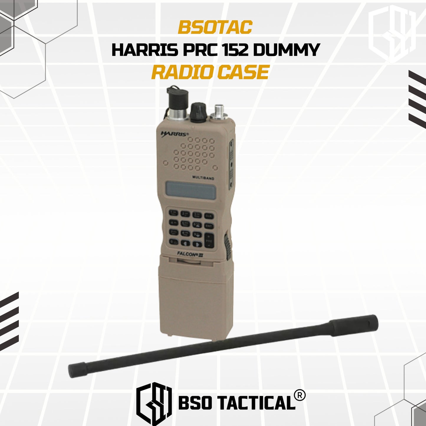 FMA Harris PRC 152 Dummy Radio Case Accesories Gear Walkie Talkie Tempat HT