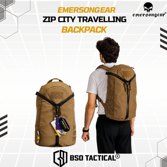 Tas Ransel Outdoor Emerson Zip City Casual EDC Backpack EM9323