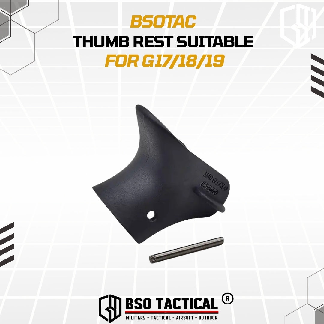 Tactical Thumb Rest GL GBB G Series Polymer Suitable for G17 G18 G19