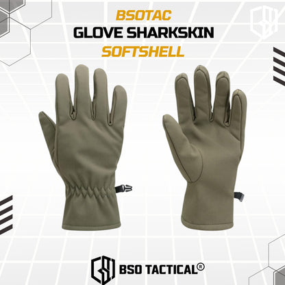 Sarung Tangan Thermal Outdoor Glove Sharkskin Softshell Sport Camo Full Finger Waterproof Windproof Fleece Bahan Nylon Polyester Polar Hangat