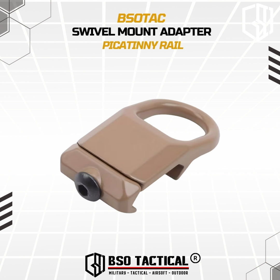 Swivel Sling Mount Adapter Rail 20mm Kaitan Sling Tactical Full Metal
