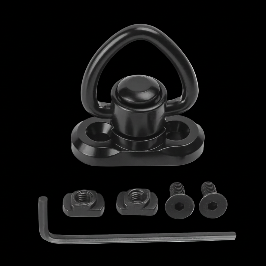 BSOTAC Kaitan Outdoor Swivel Sling Lanyard Mount Rail Gantungan Tali Bahan Alumunium