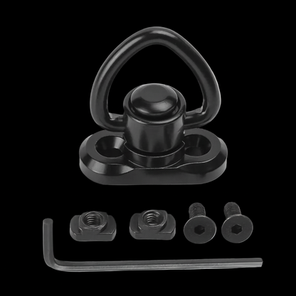 BSOTAC Kaitan Outdoor Swivel Sling Lanyard Mount Rail Gantungan Tali Bahan Alumunium