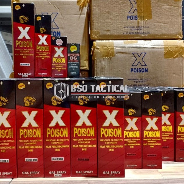 Semprotan Pepper Spray X Poison Self Defense EDC ORIGINAL