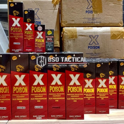 Semprotan Pepper Spray X Poison Self Defense EDC ORIGINAL