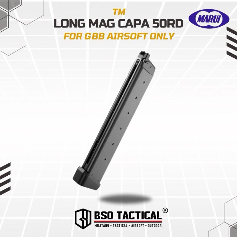 TM Long Mag Cap 50rds Hi Capacity Full Metal 5.1 untuk Mainan GBB