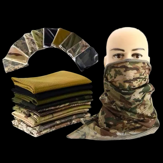Syal Jaring Breathable Shemagh 150cm x 45cm Face Neck Protection