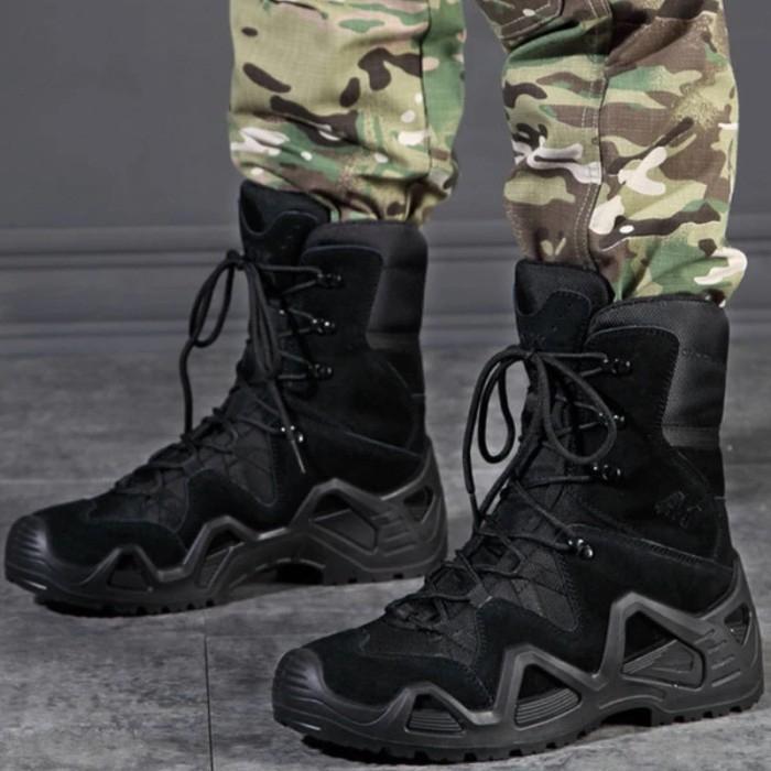 Sepatu LW Model Tactical Outdoor Boots 8 Inch Hiking Shoes