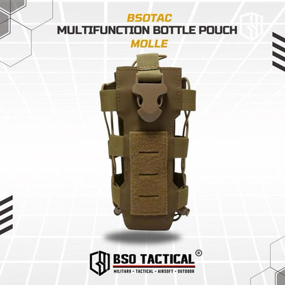 Tactical Water Bottle Pouch Molle Multifungsi Universal HT Pouches Outdoor Hiking Camping