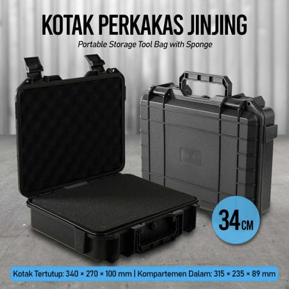 Koper Mini Hardcase Multifungsi Case with Sponge Precut Foam ABS Box