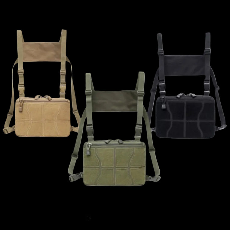 Tas Sepeda Dada Outdoor Cycling Chest Bag Tactical Chest Rig Bag Gym Hyrox Fitnes 600D Nylon Durable Adjustable