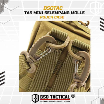 Outdoor Pouch EDC Tas Mini Selempang Bag Molle Pouch Case Nylon - TS231