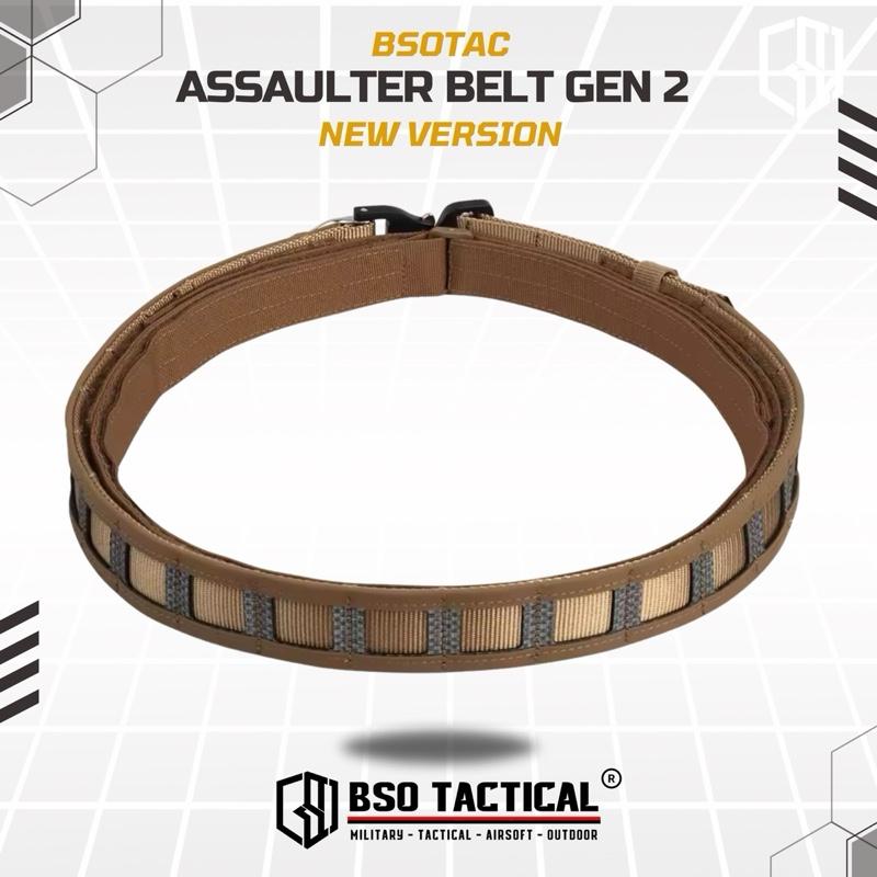 Ikat Pinggang WS Assaulter Tactical Belt Gen 2 Molle Warbelt Outdoor Quick Release Buckle 3 in 1