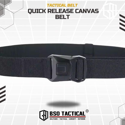 Ikat Pinggang Tactical Belt Rustproof Canvas Metal Buckle Casual Outdoor Belt