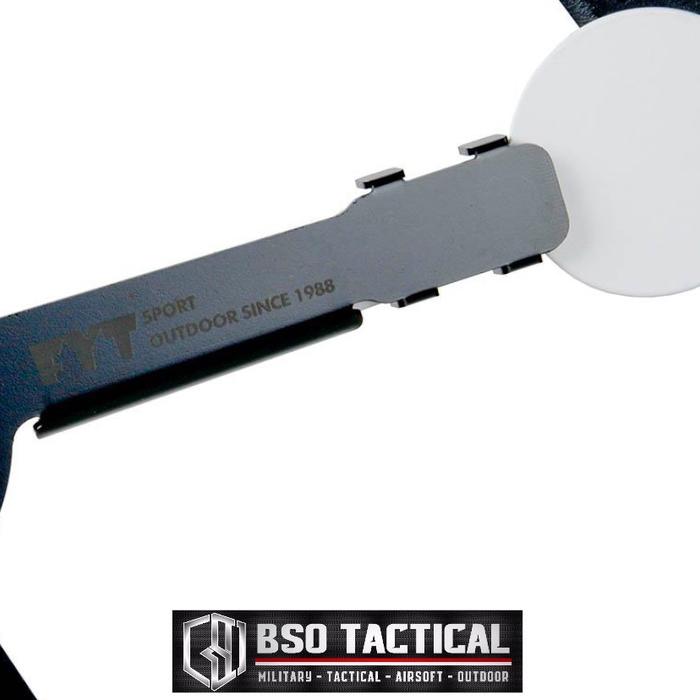 TMC x FYT Shooting Target Texas Star IPSC 5 Plate Steel Rotating
