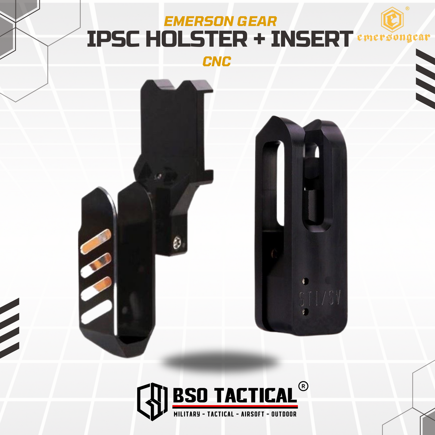 Emerson Gear IPSC Holster Housing AA Style Included Insert CNC Material