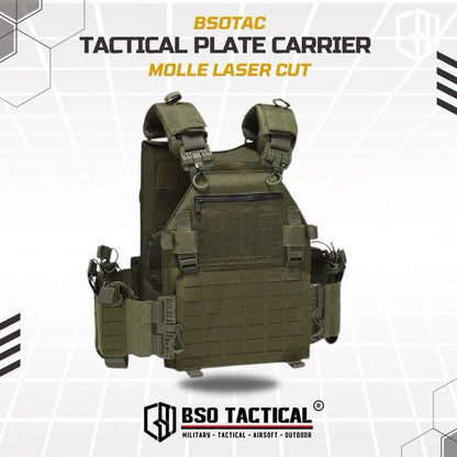 Rompi Olahraga LAVC Tactical Jungle Adventure Kit Vest Modular Molle Laser Cut Training Vest Gym Fitness Hyrox Outdoor