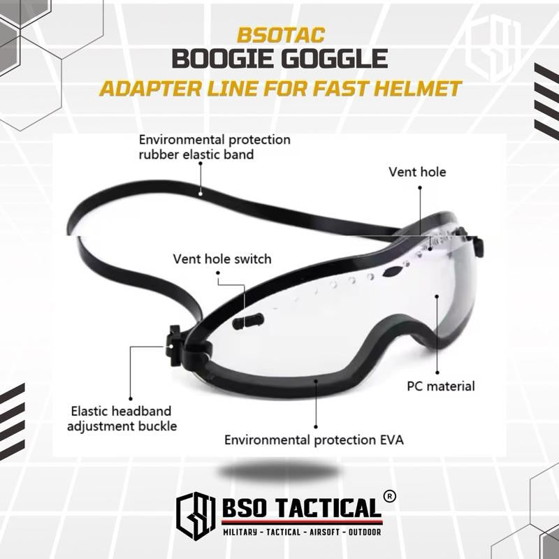 BSOTAC Boogie Tactical Style Outdoor Goggle