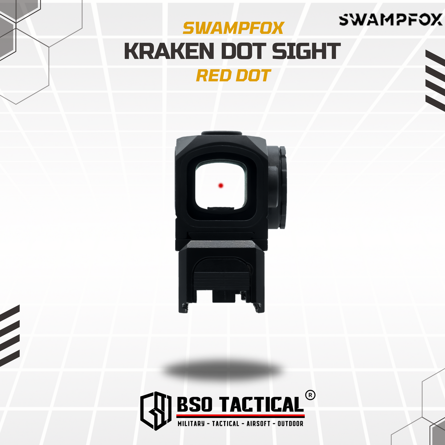 Swampfox KRAKEN Tactical Red Dot Sight