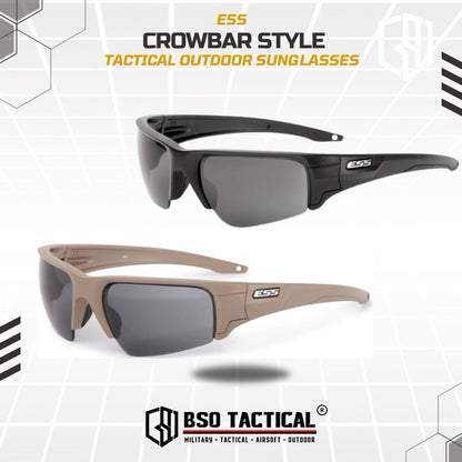 Kacamata Tactical ESS Crowbar Polarized 4 Lens Outdoor Sports Sunglasses