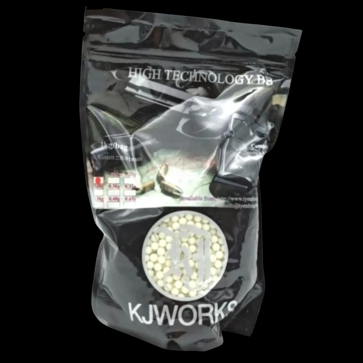 KJW 0.20 0,20 5000rds 
BB Green Tracer Airsoft 6mm High Precision - ORIGINAL