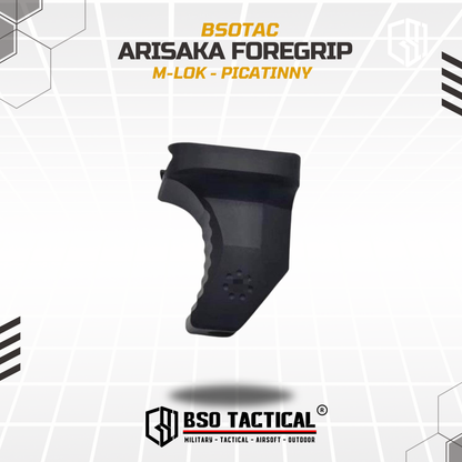 Arisaka Style Tactical Foregrip Handstop CNC Picatinny MLOK Grip