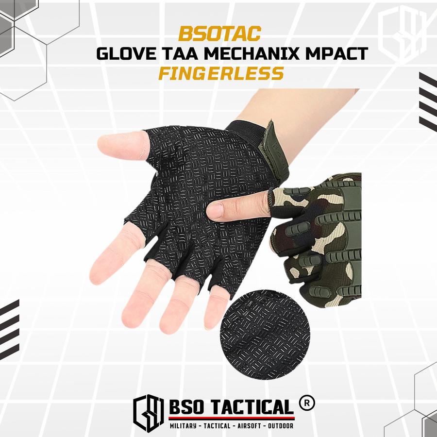 Sarung Tangan TAA Fingerless Tactical Pro Glove Antiskid