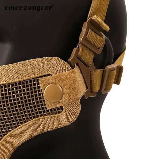 Emerson Gear V1 Masker Jaring Mesh Strike Mask Tactical Outdoor