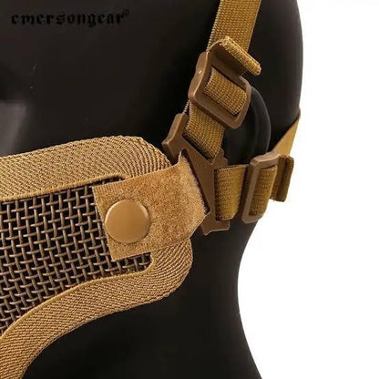 Emerson Gear V1 Masker Jaring Mesh Strike Mask Tactical Outdoor