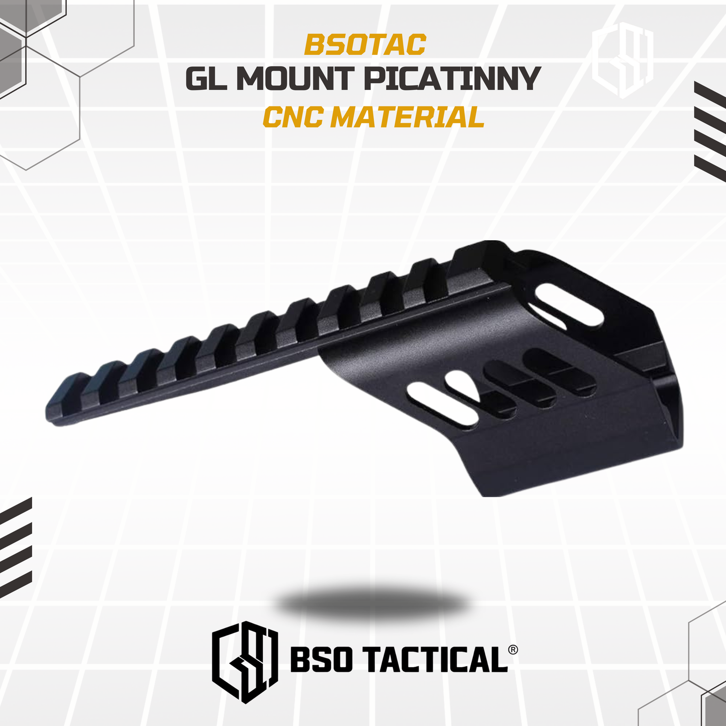 Universal Scope Mount Alumunium Picatinny Rail Base G Series - G17/18/19