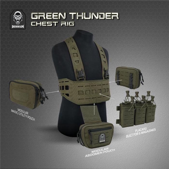 Durhaim Tactical Chestrig Thunder Chest Rig Outdoor - ORIGINAL