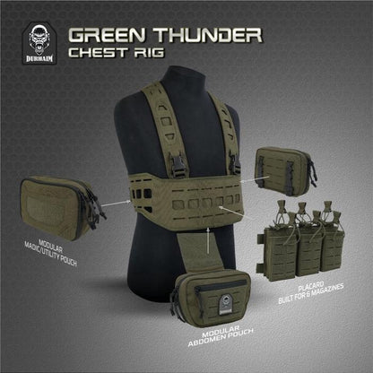 Durhaim Tactical Chestrig Thunder Chest Rig Outdoor - ORIGINAL