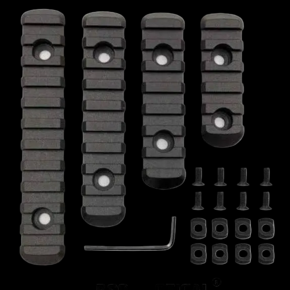 Rail Panel Picatinny MLOK 4 Set 5/9/7/11 Slot Polymer for Handguard RIS Accesories Flashlight Laser