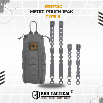 Quick Release First Aid Pack B IFAK Medical Pouch Molle FREE Medic Patch Outdoor