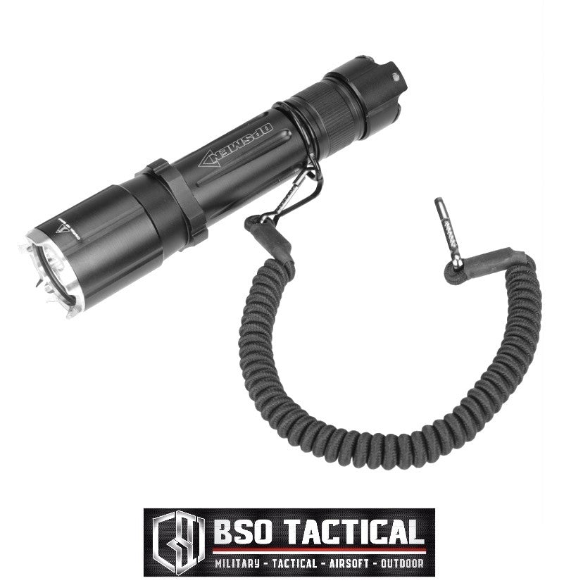 OPSMEN Flaslight Tactical Lanyard Spiral Sling Tali Senter Speed Holster Opsmen OA002
