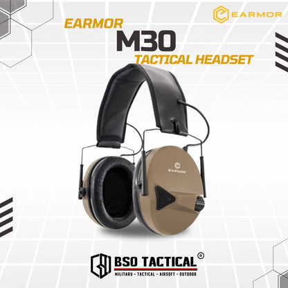 Earmor M30 MOD3 Tactical Electronic Hearing Protection IPSC - ORIGINAL